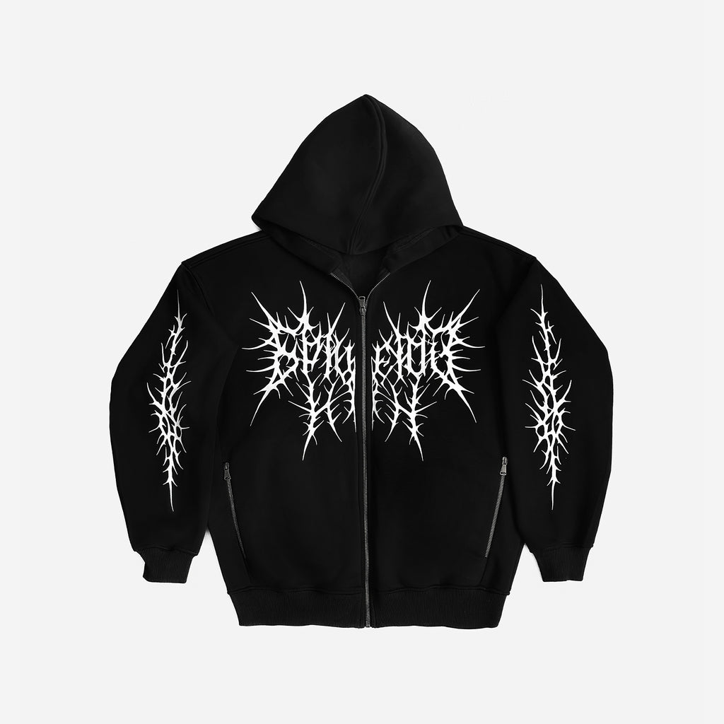 Зіп-худі YARM Gothic фліс, чорна