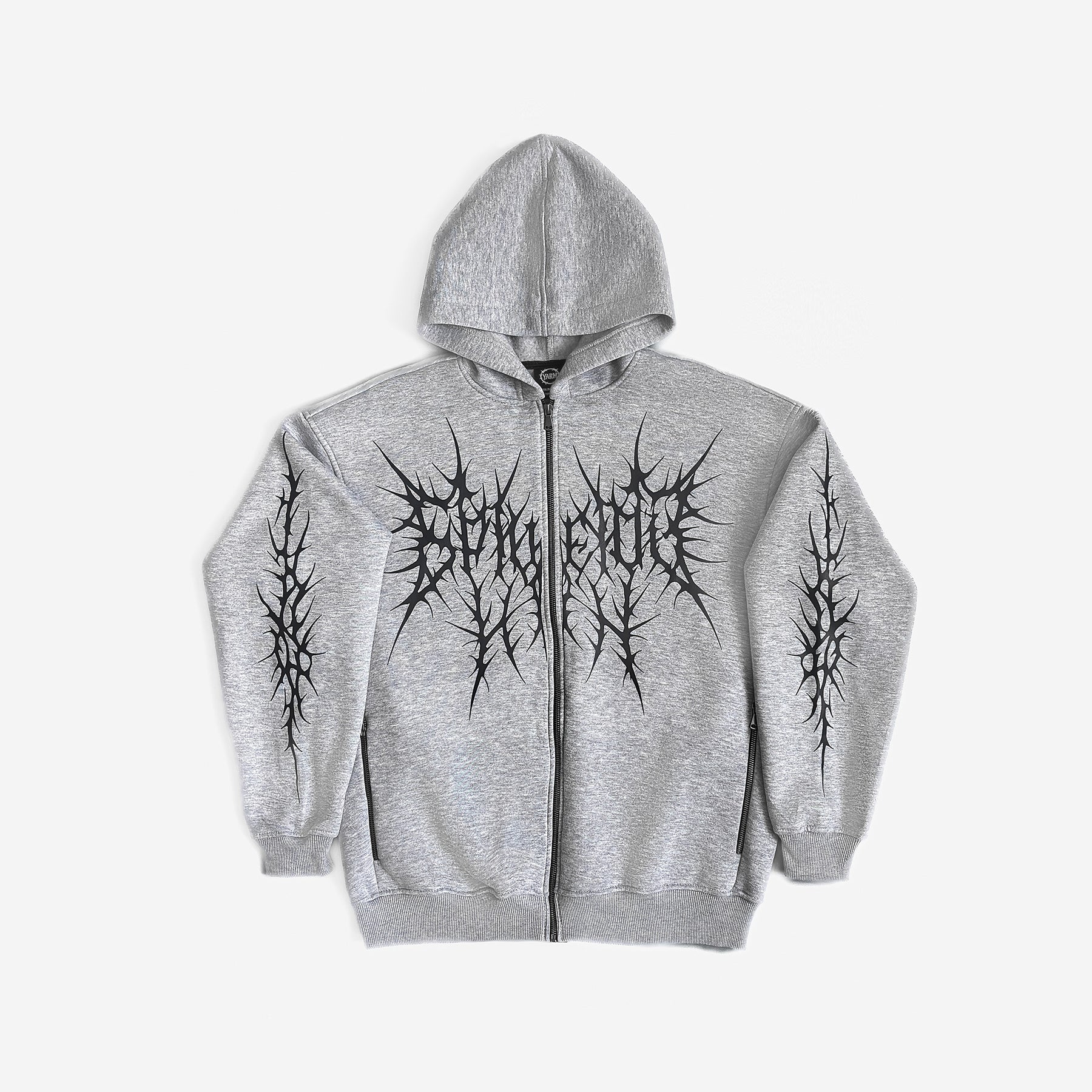 Зіп-худі YARM Gothic фліс, сіра