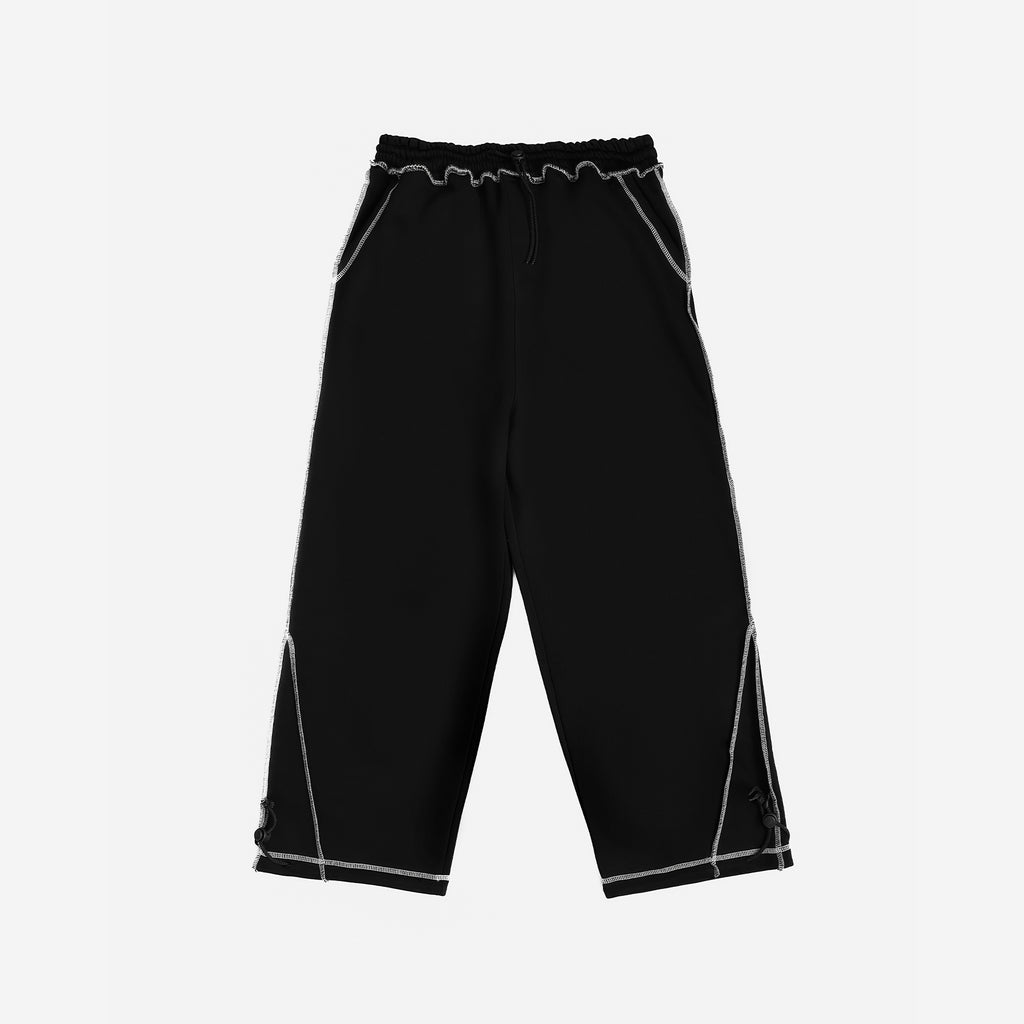Yarm Reverse Pants, black fleece