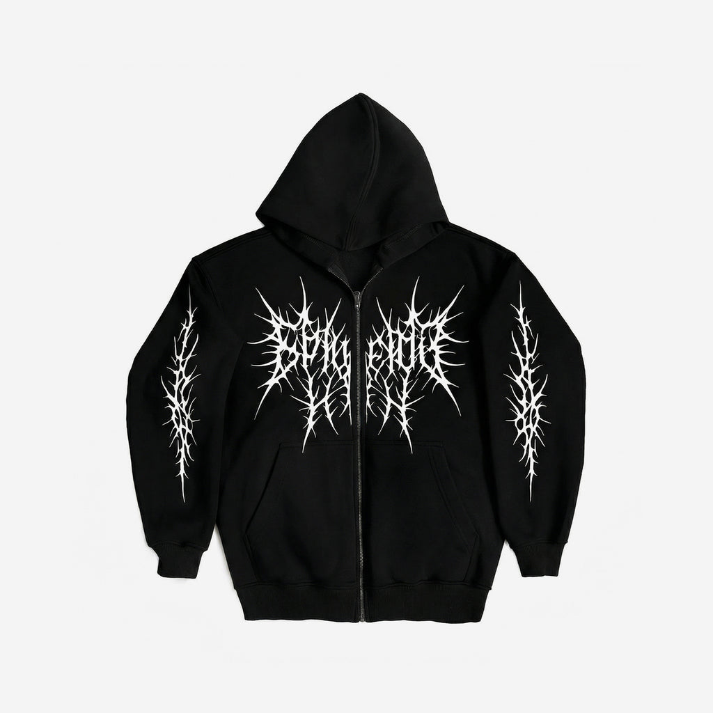 Зіп-худі YARM Gothic Demi чорне