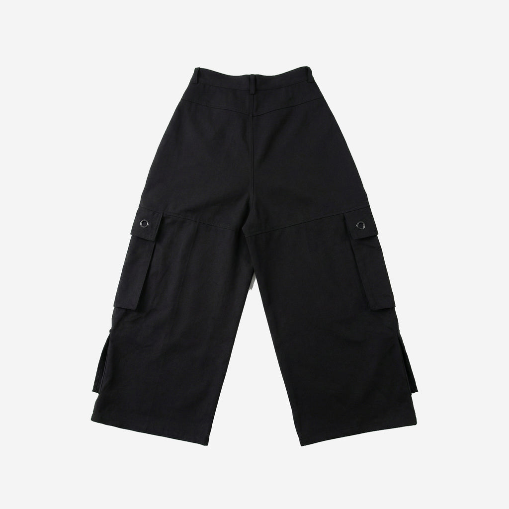 Штани карго Baggy Split чорні демі